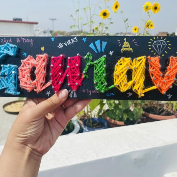 String Art Nameplate