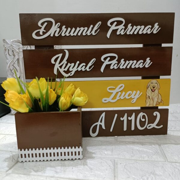 Handmade Customized Nameplate
