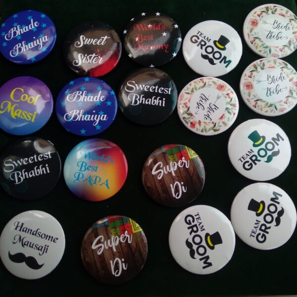 Customized Button Badges