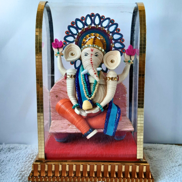 Quilled Ganpati Bappa Idol