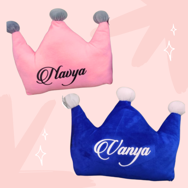 Crown-Shaped Cushion
