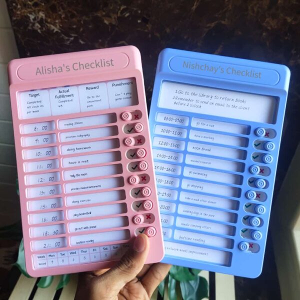 Customized Checklist Board
