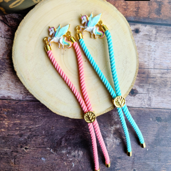 3D Metal Charms Rakhi