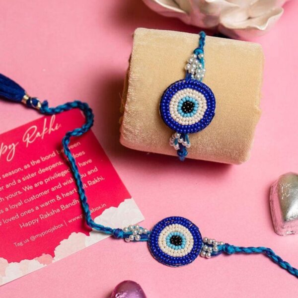 Evil Eye Tassel Rakhi 1