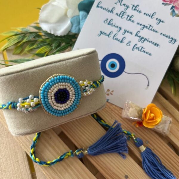 Evil Eye Tassel Rakhi