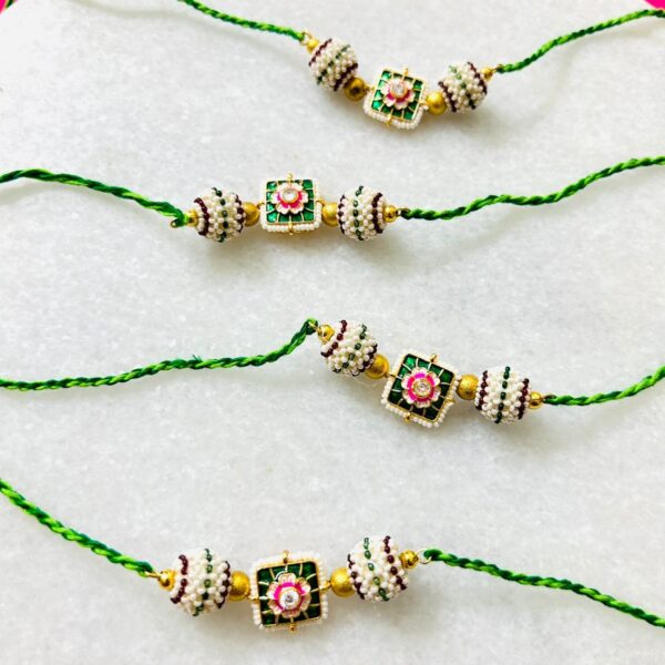 Pearl Thread Rakhi