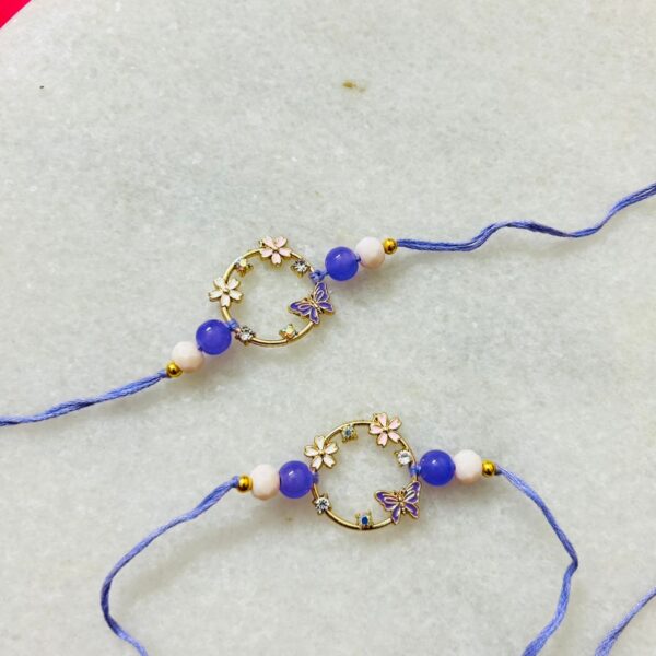 Cute Lavender Shade Rakhi