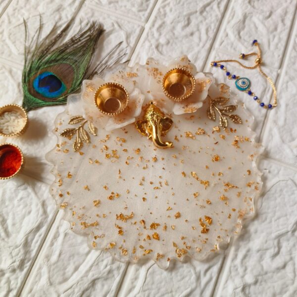 Resin Pooja Thali