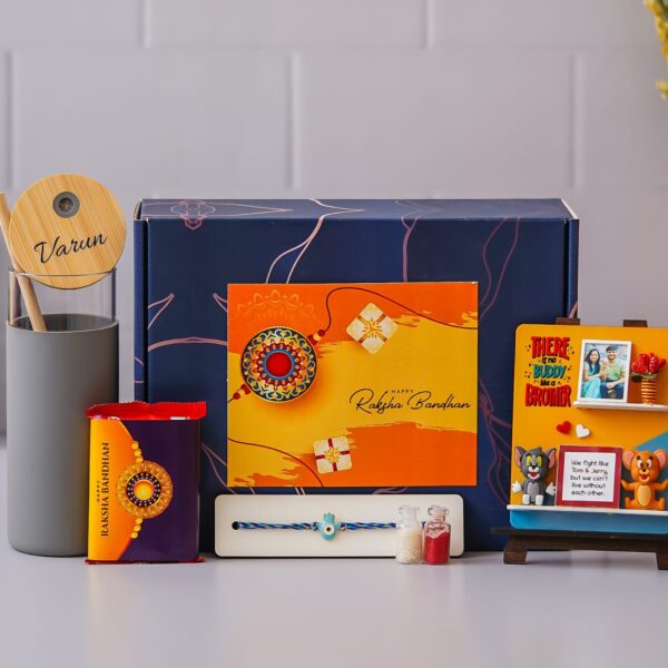 Personalized Raksha Bandhan Combo - Gallery Image