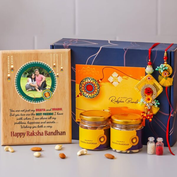 Dry-Fruit Rakhi Combo - Gallery Image