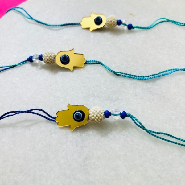 Hamsa Hand Evil Eye Rakhi